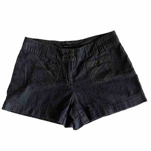 New York & Company Dark Wash Women’s Denim Jean Shorts Size 8 Cotton Bottoms